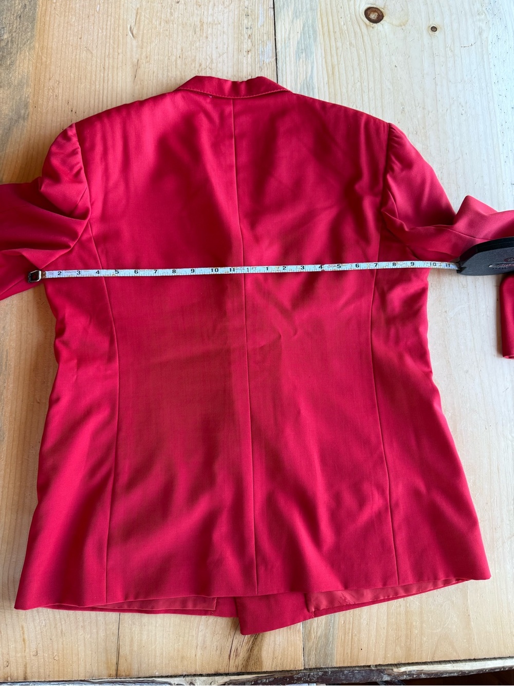 Vintage Burberrys’ Red Double-Breasted Women's Blazer Jacket - Picture 9 of 12